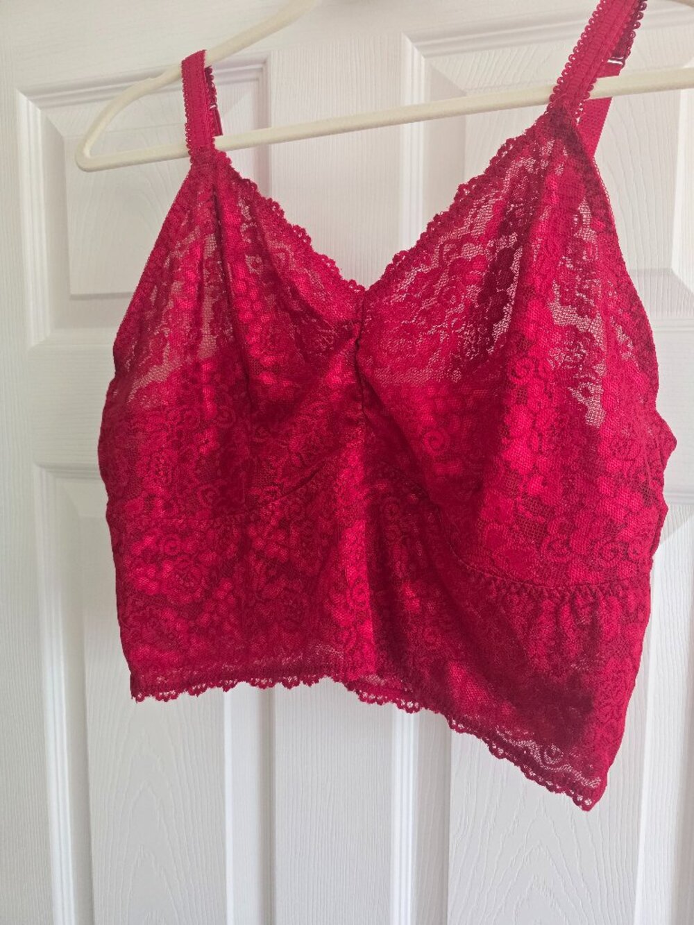 Torrid Cherry Red and Hot Pink Bralettes Size 3 or 4